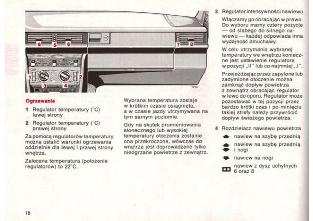 manual  Mercedes Benz E W124 instrukcja / page 19