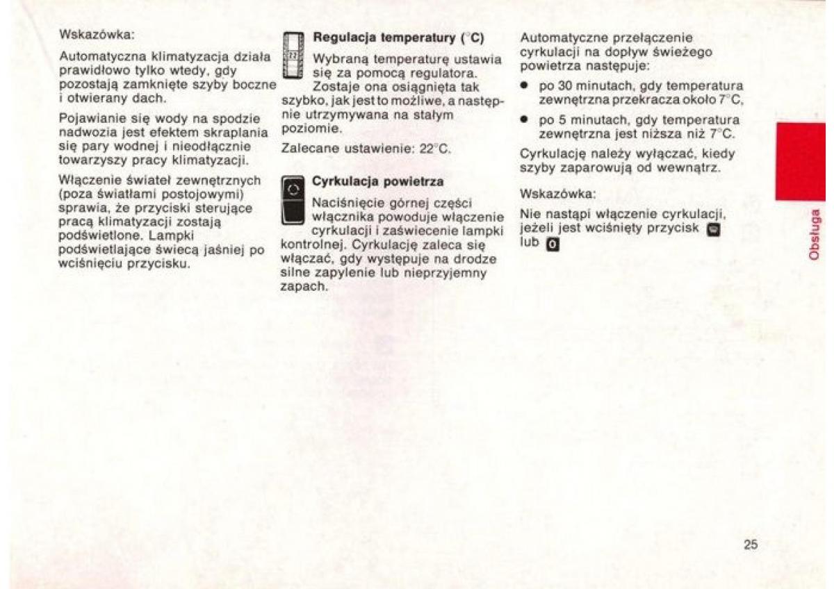 manual  Mercedes Benz E W124 instrukcja / page 26