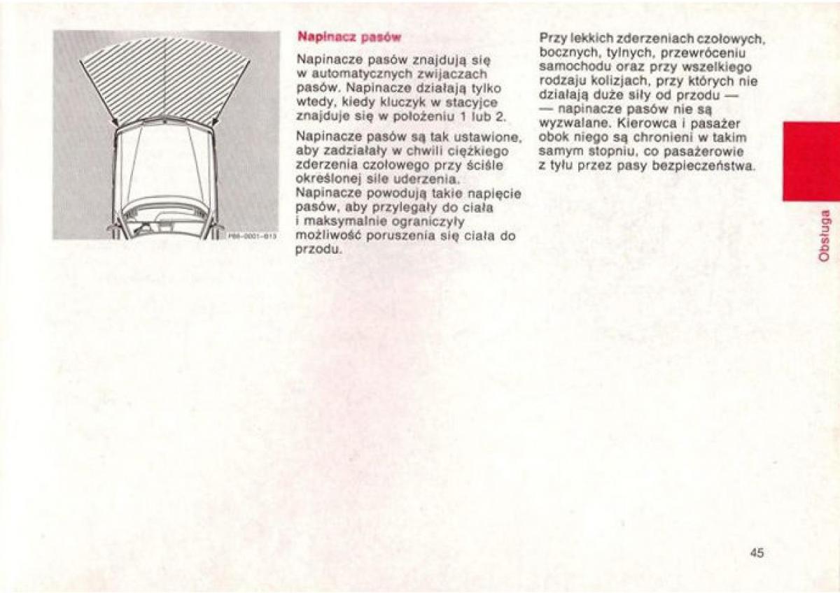 Mercedes Benz E W124 instrukcja obslugi / page 46