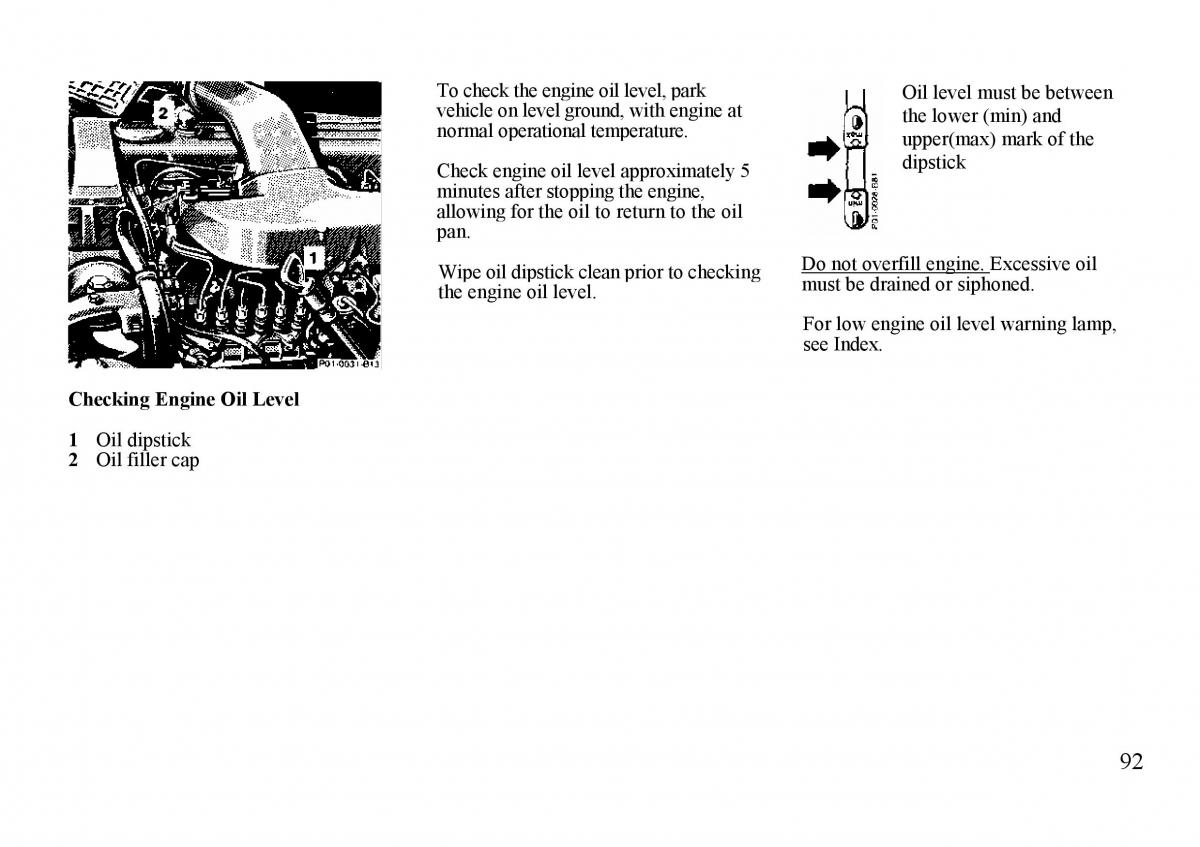 Mercedes Benz S W140 owners manual / page 92