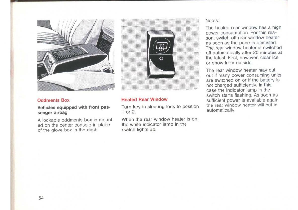 Mercedes Benz E W124 owners manual / page 56