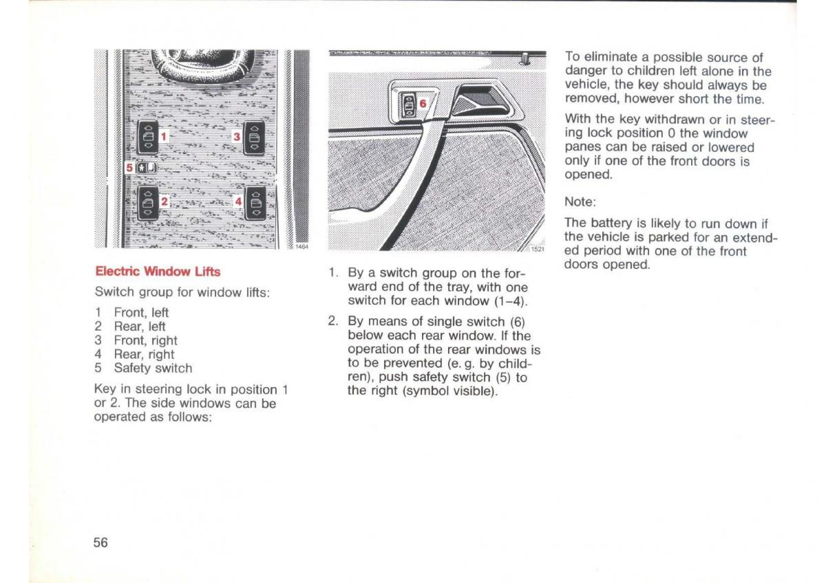 Mercedes Benz E W124 owners manual / page 58