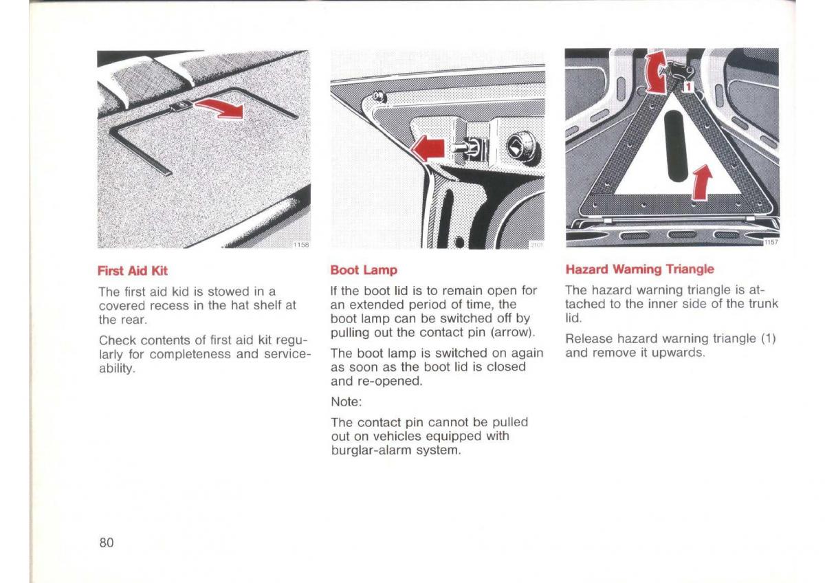 Mercedes Benz E W124 owners manual / page 82