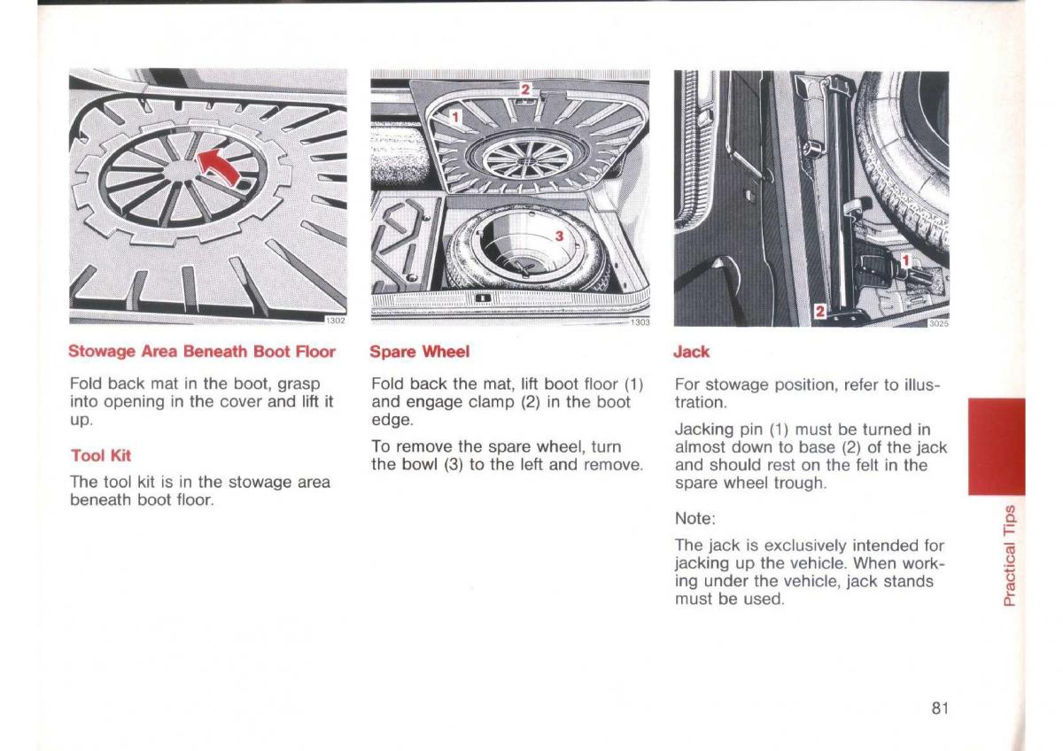 Mercedes Benz E W124 owners manual / page 83