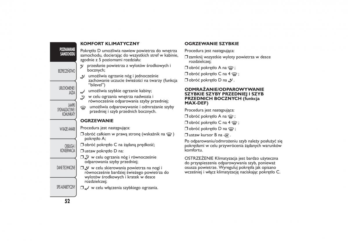 Fiat Fiorino IV 4 instrukcja obslugi / page 55