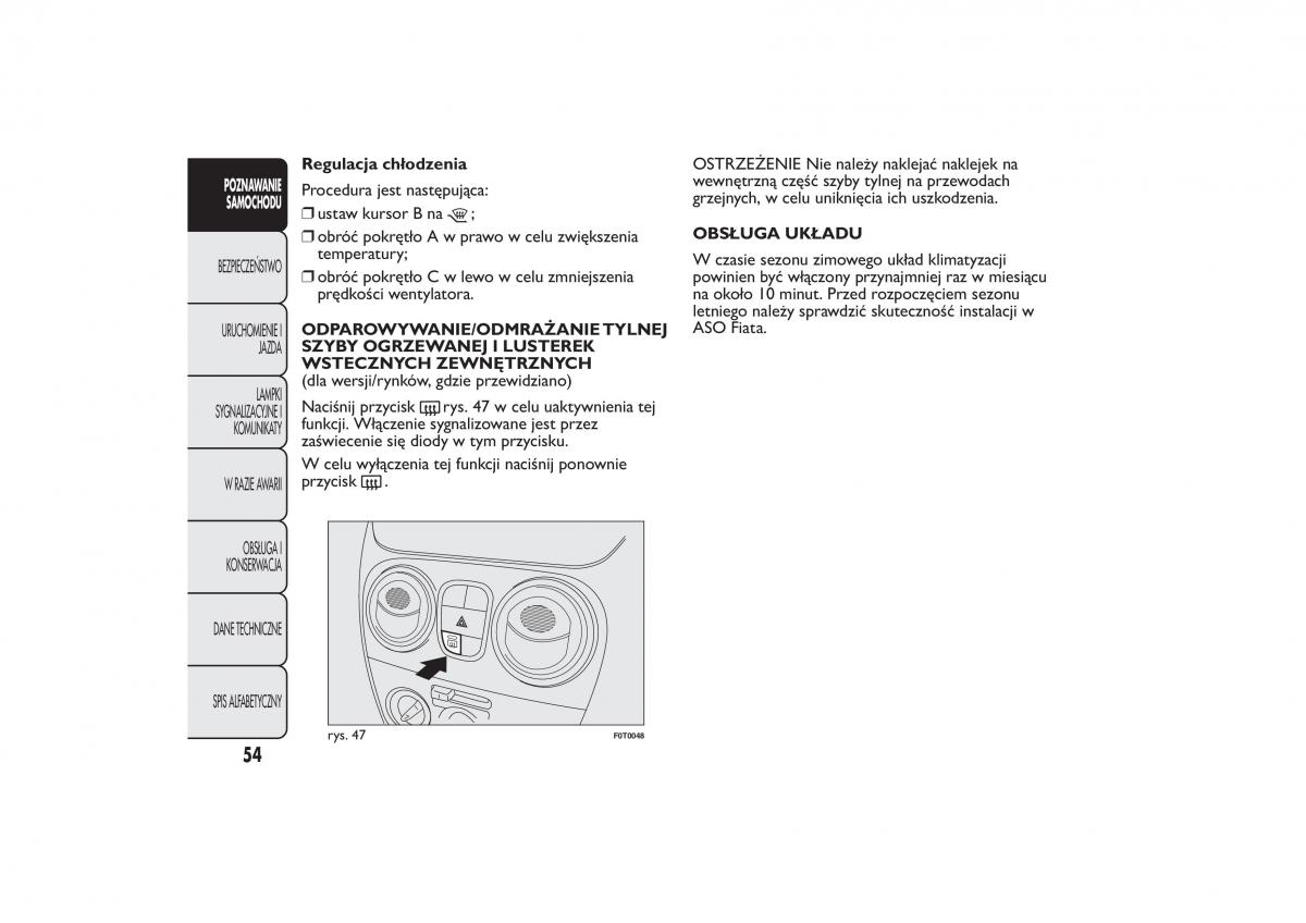 Fiat Fiorino IV 4 instrukcja obslugi / page 57