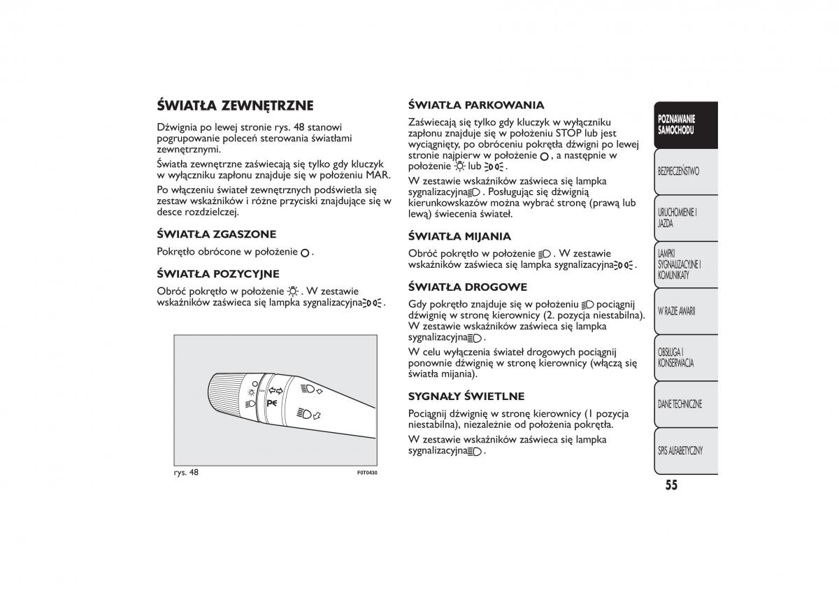 manual  Fiat Fiorino IV 4 instrukcja / page 58