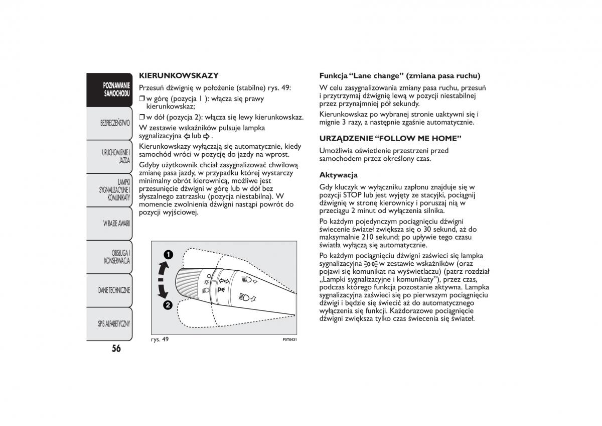 Fiat Fiorino IV 4 instrukcja obslugi / page 59