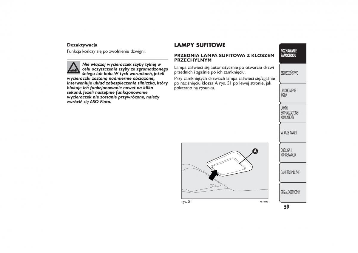 Fiat Fiorino IV 4 instrukcja obslugi / page 62