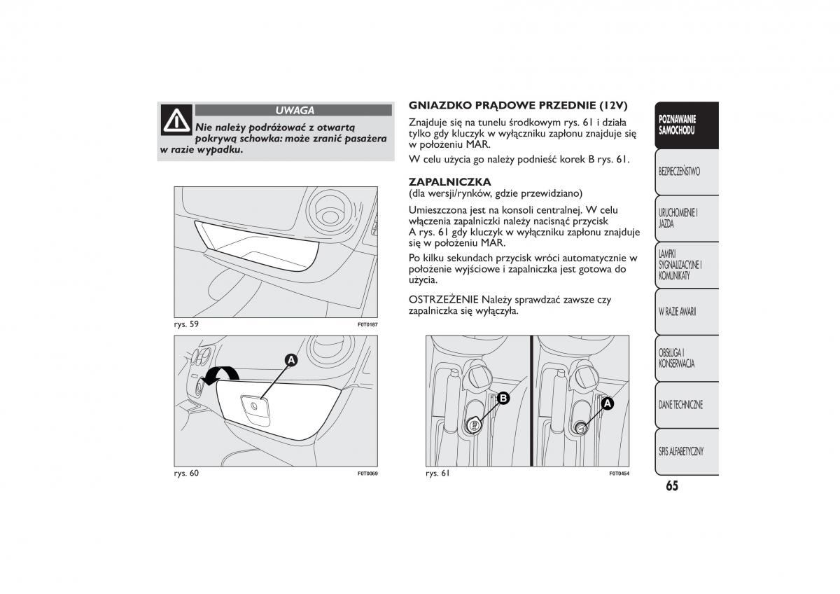 Fiat Fiorino IV 4 instrukcja obslugi / page 68