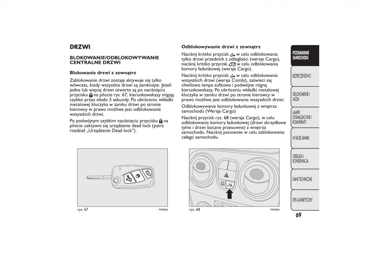 Fiat Fiorino IV 4 instrukcja obslugi / page 72