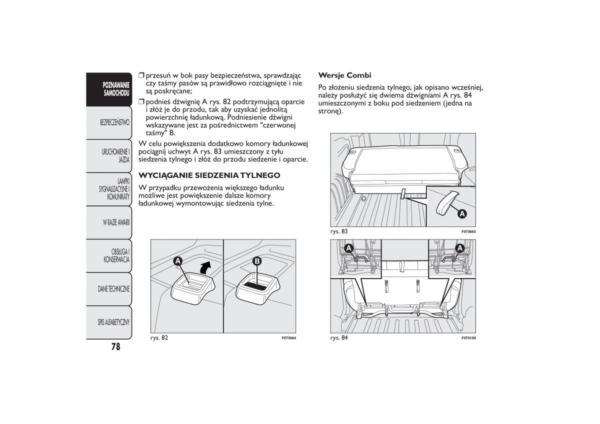 Fiat Fiorino IV 4 instrukcja obslugi / page 81