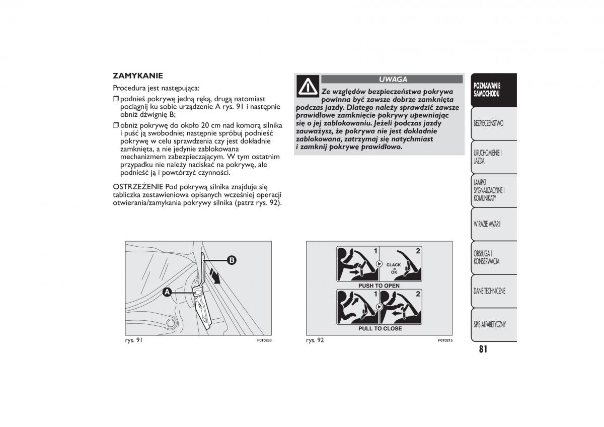 Fiat Fiorino IV 4 instrukcja obslugi / page 84