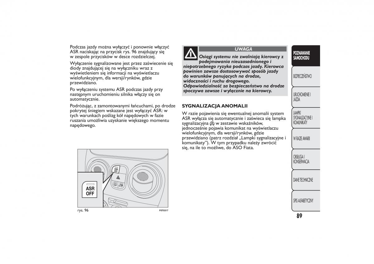 Fiat Fiorino IV 4 instrukcja obslugi / page 92