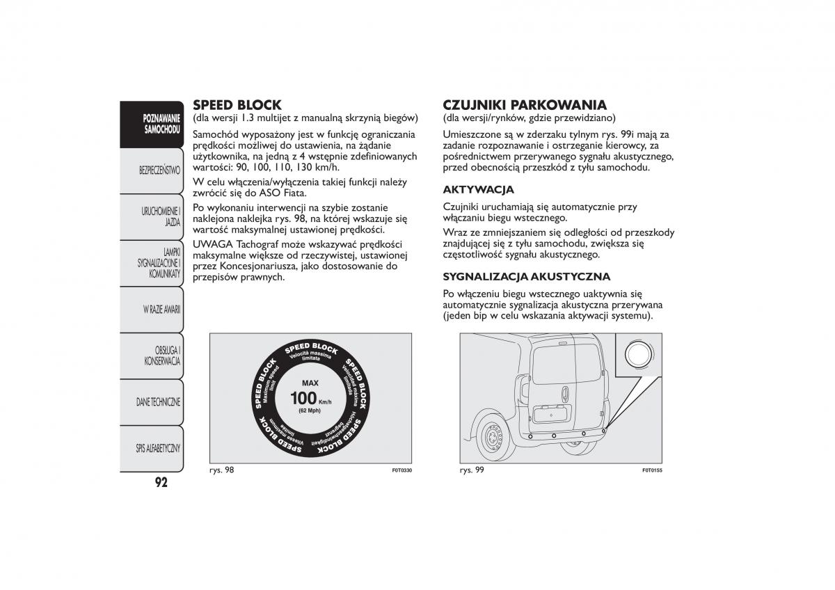 Fiat Fiorino IV 4 instrukcja obslugi / page 95