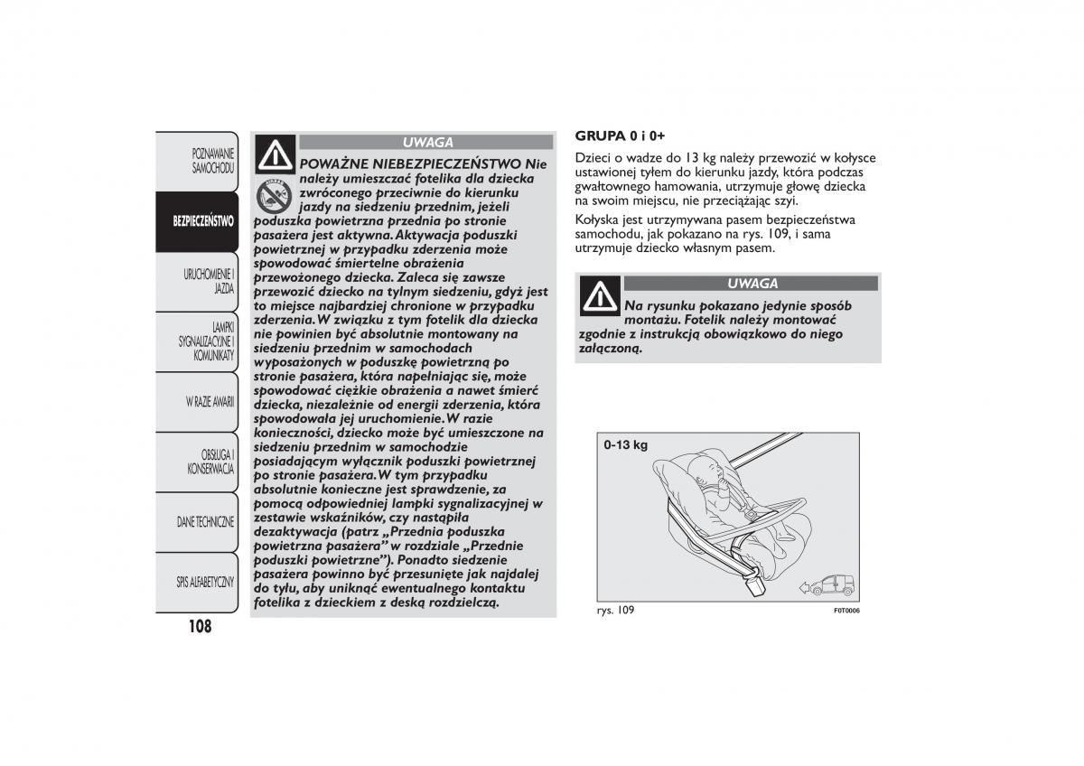 Fiat Fiorino IV 4 instrukcja obslugi / page 111