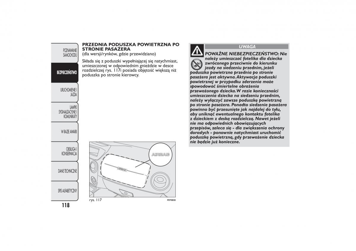 Fiat Fiorino IV 4 instrukcja obslugi / page 121