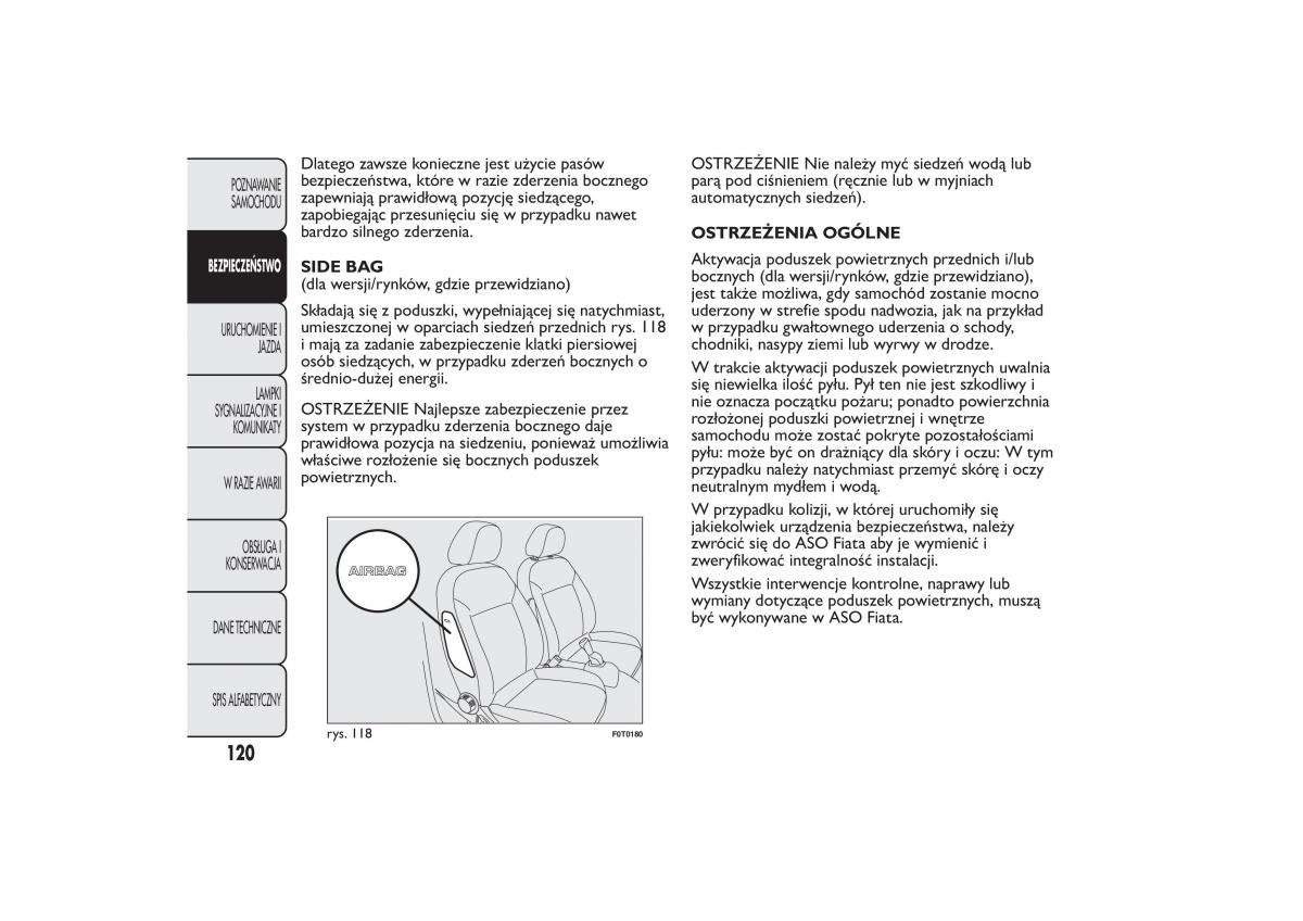 manual  Fiat Fiorino IV 4 instrukcja / page 123