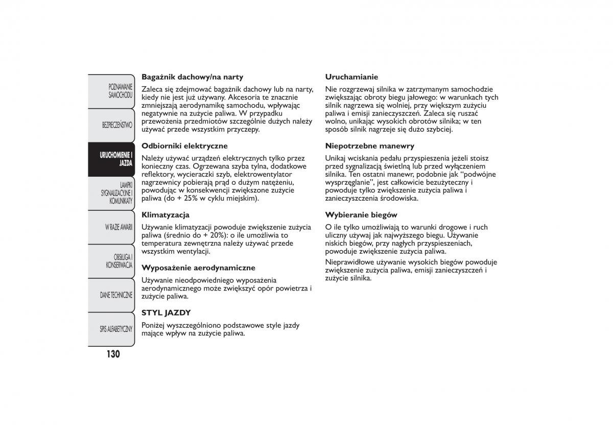 Fiat Fiorino IV 4 instrukcja obslugi / page 133