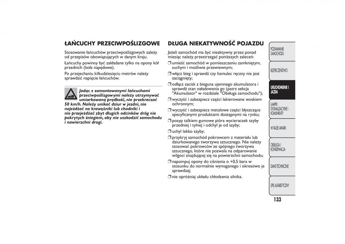 Fiat Fiorino IV 4 instrukcja obslugi / page 136