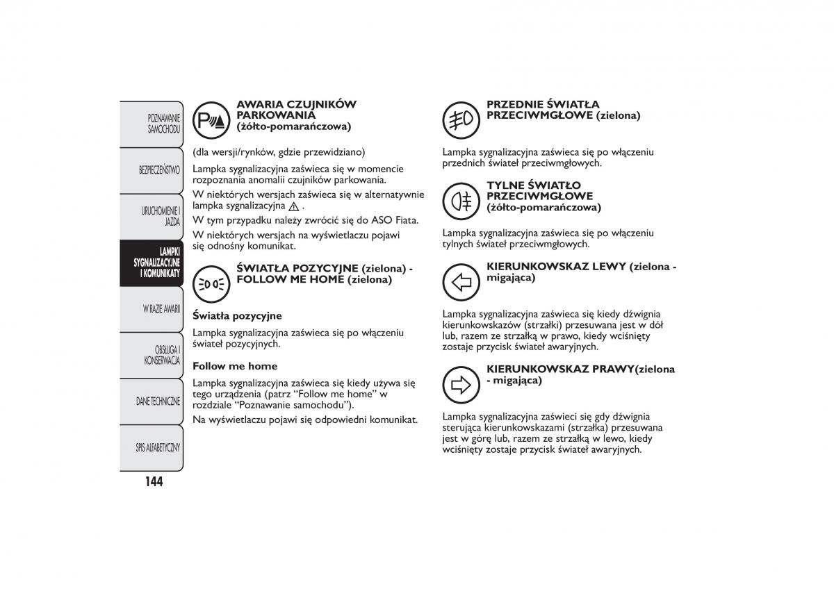 Fiat Fiorino IV 4 instrukcja obslugi / page 147