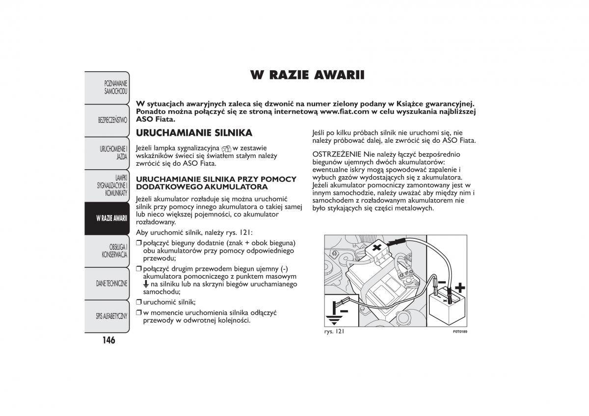 Fiat Fiorino IV 4 instrukcja obslugi / page 149