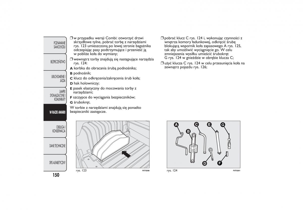 Fiat Fiorino IV 4 instrukcja obslugi / page 153