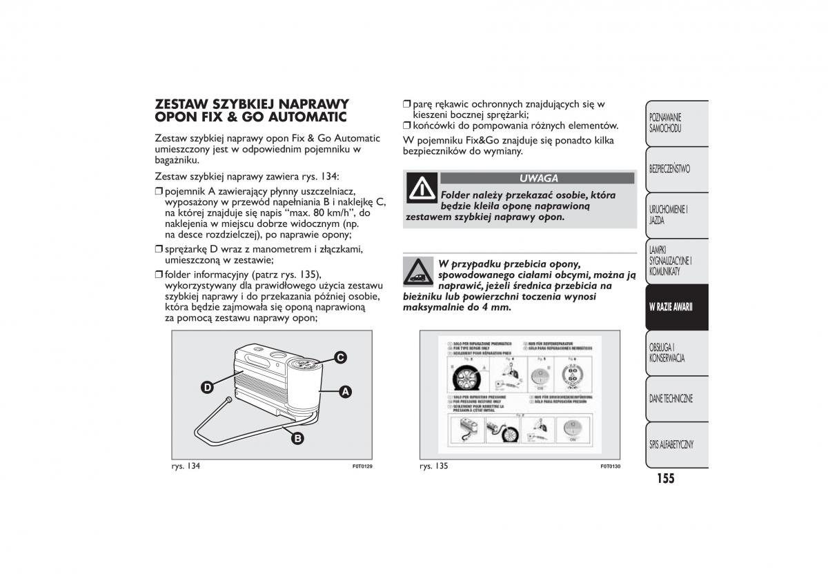 Fiat Fiorino IV 4 instrukcja obslugi / page 158