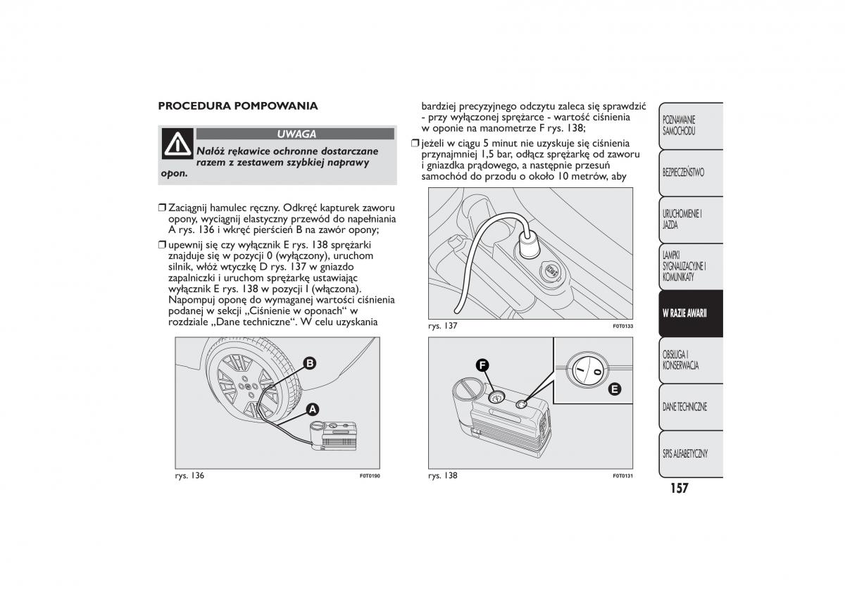 Fiat Fiorino IV 4 instrukcja obslugi / page 160