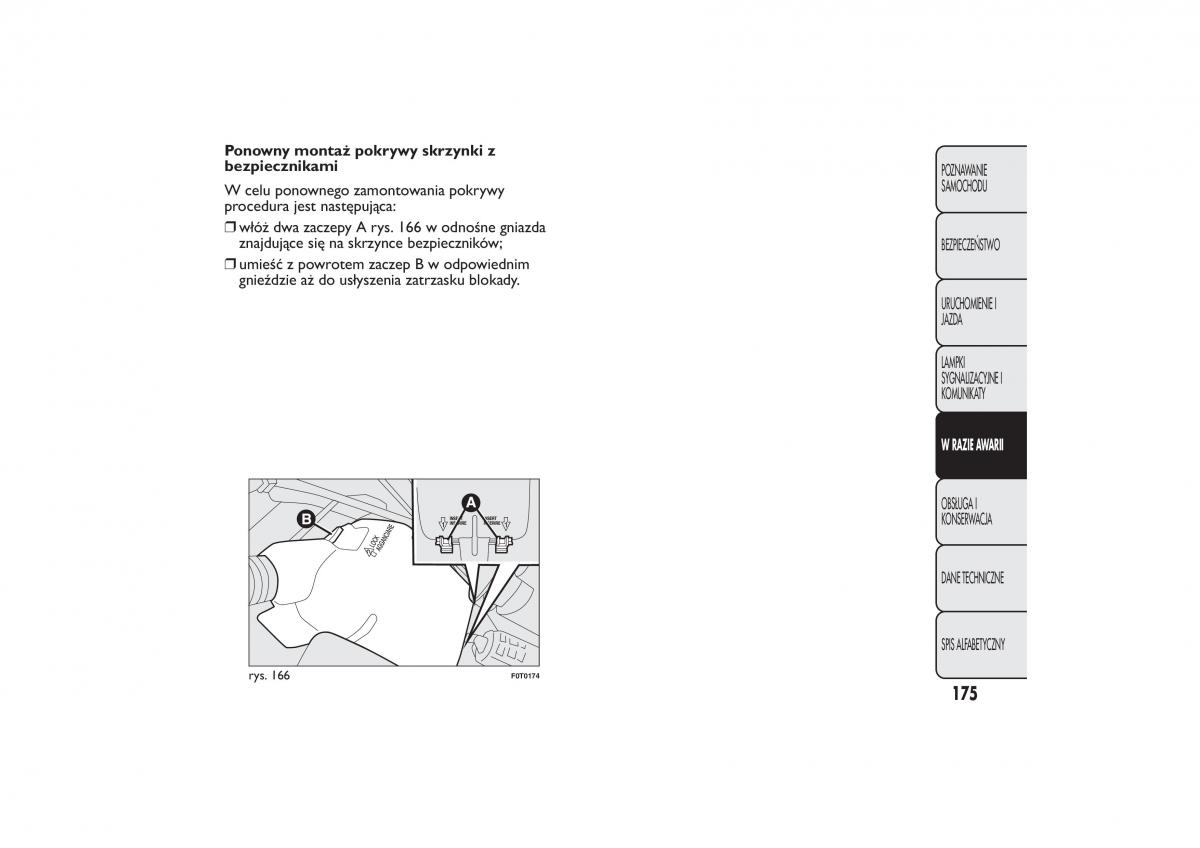 Fiat Fiorino IV 4 instrukcja obslugi / page 178