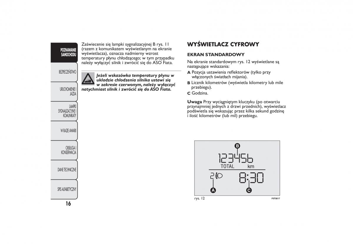 Fiat Fiorino IV 4 instrukcja obslugi / page 19