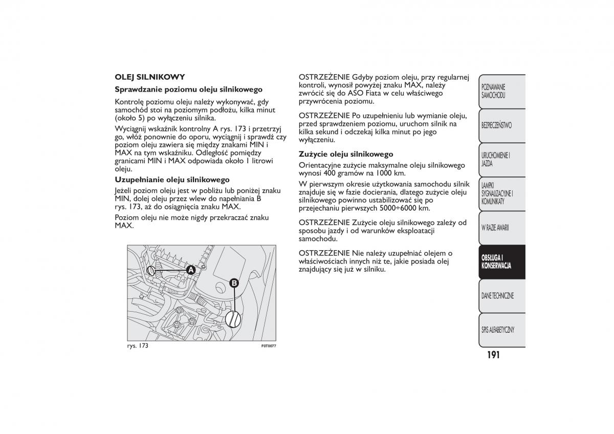 Fiat Fiorino IV 4 instrukcja obslugi / page 194