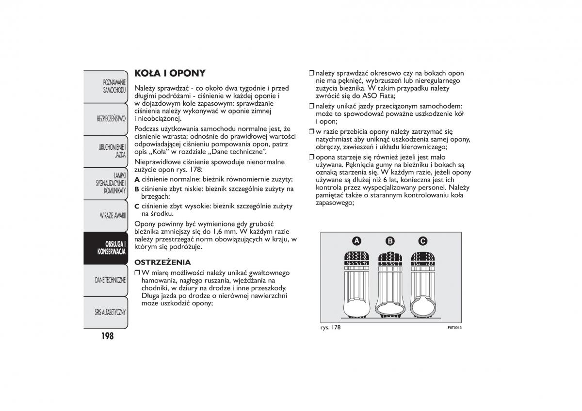 Fiat Fiorino IV 4 instrukcja obslugi / page 201