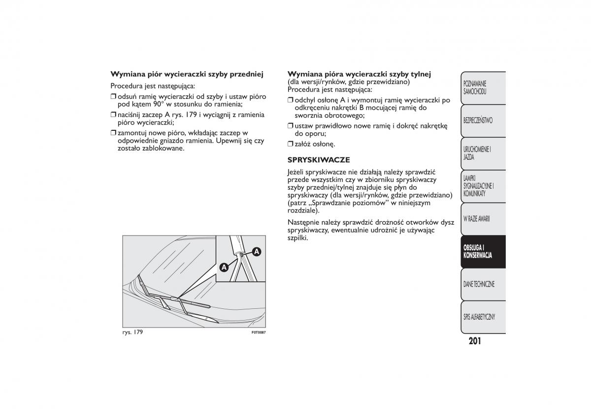 Fiat Fiorino IV 4 instrukcja obslugi / page 204