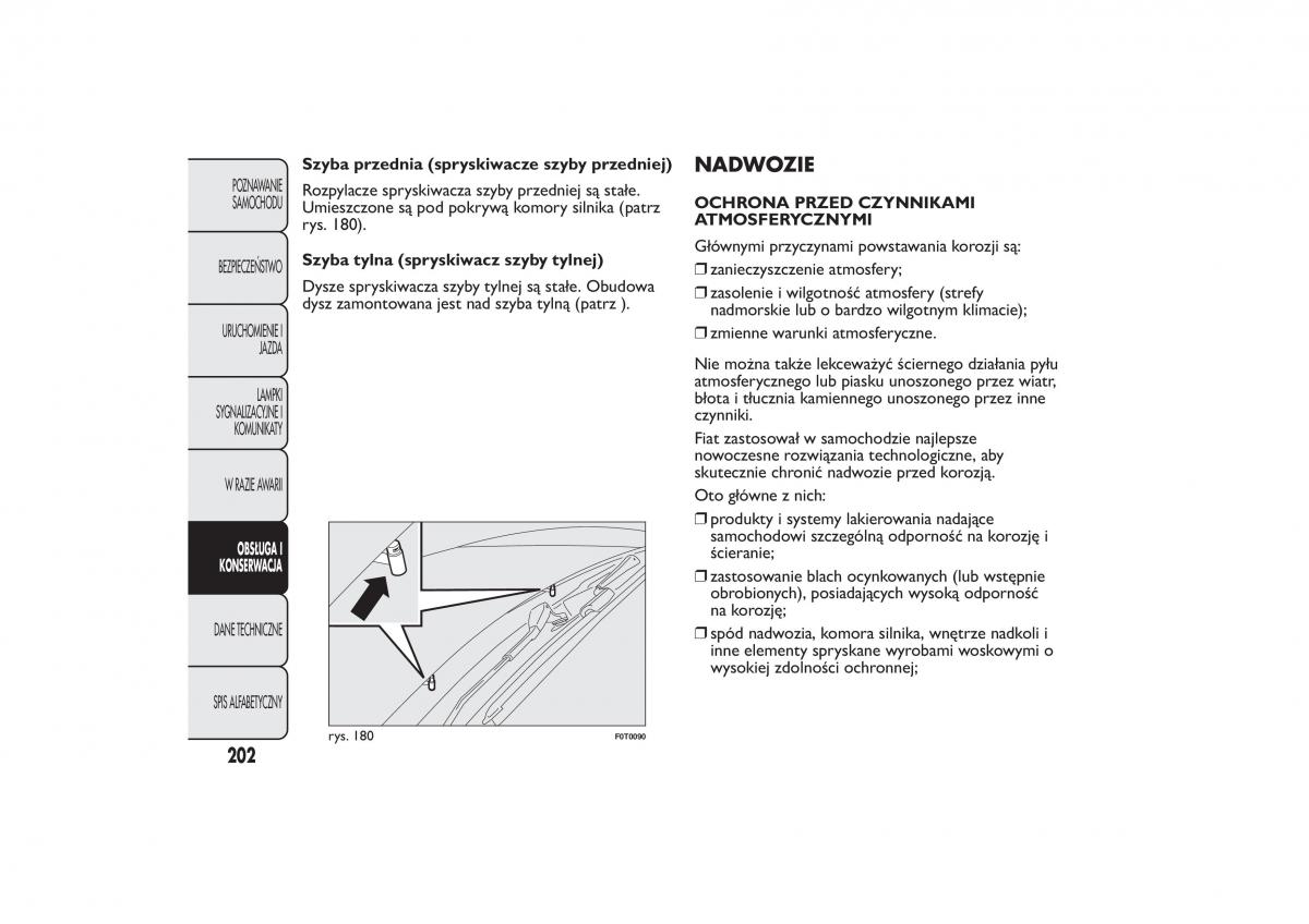 Fiat Fiorino IV 4 instrukcja obslugi / page 205