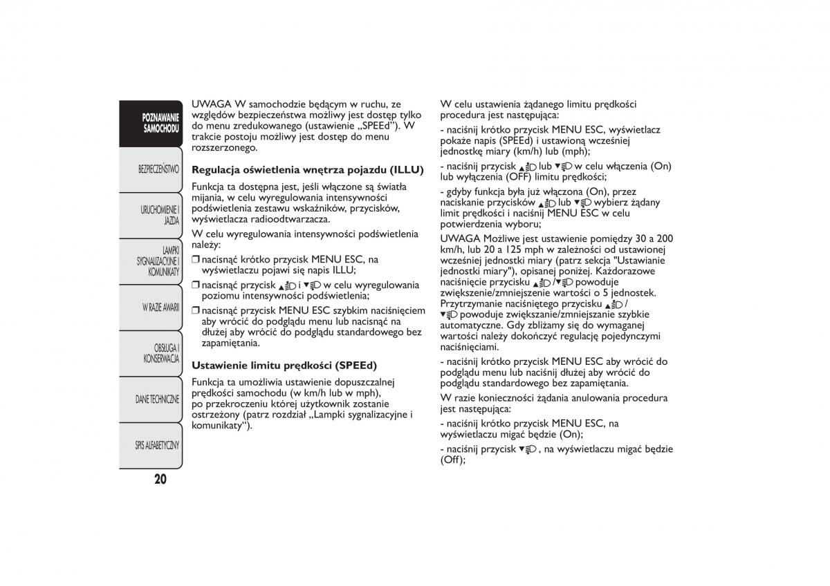 manual  Fiat Fiorino IV 4 instrukcja / page 23