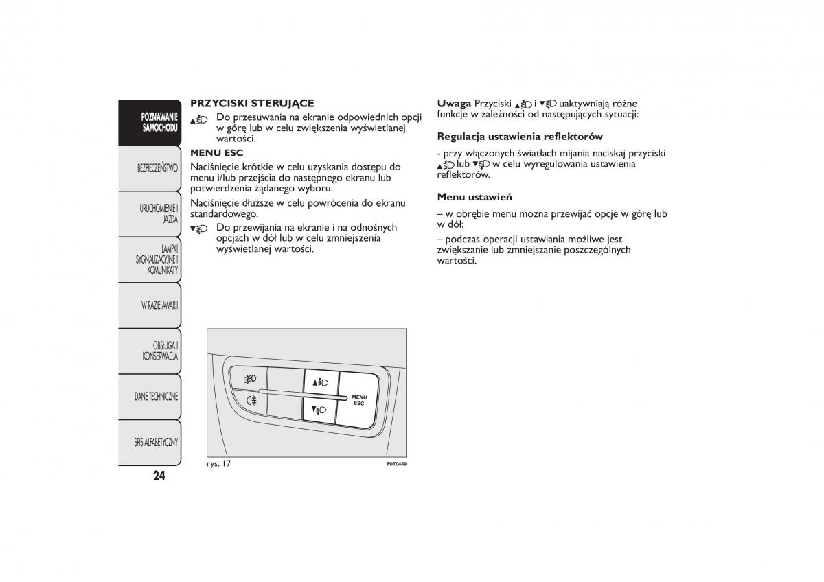 Fiat Fiorino IV 4 instrukcja obslugi / page 27