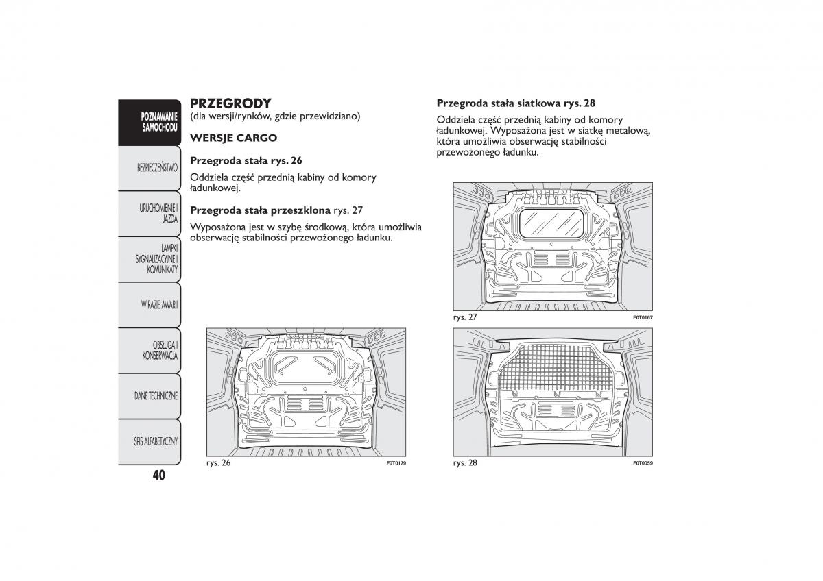 Fiat Fiorino IV 4 instrukcja obslugi / page 43