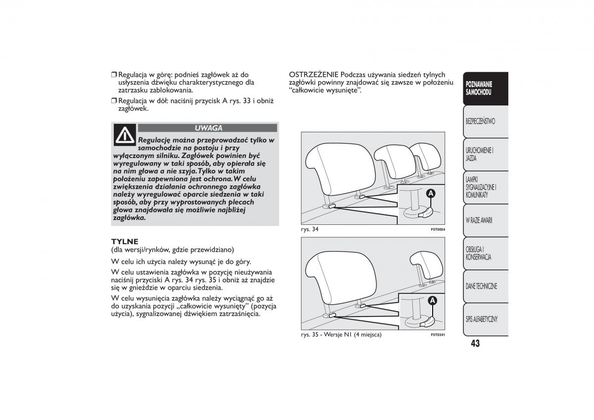 Fiat Fiorino IV 4 instrukcja obslugi / page 46