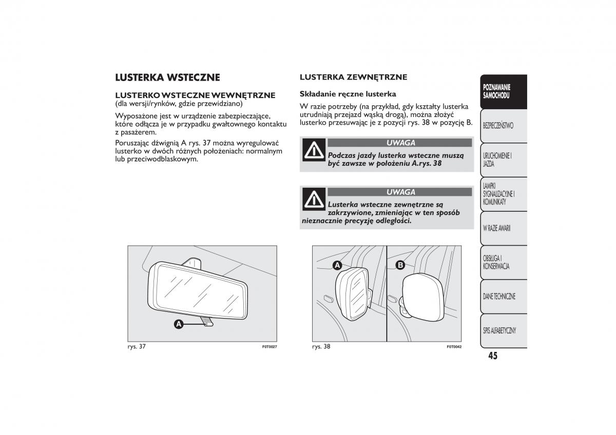 Fiat Fiorino IV 4 instrukcja obslugi / page 48