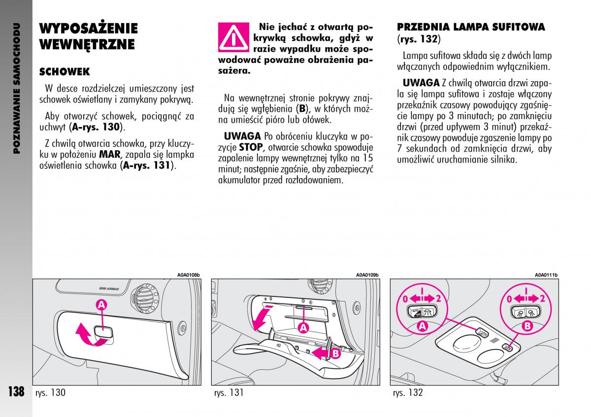 manual  Alfa Romeo GT instrukcja / page 139