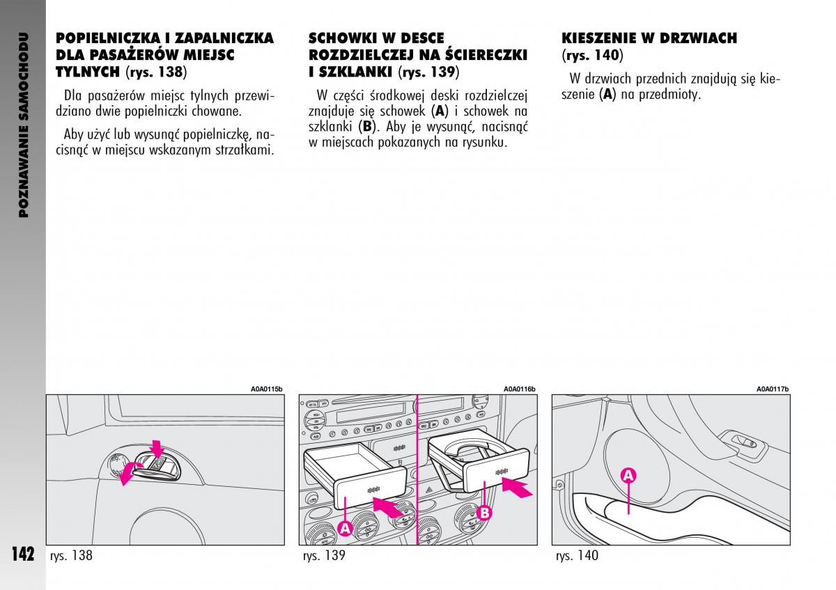 manual  Alfa Romeo GT instrukcja / page 143