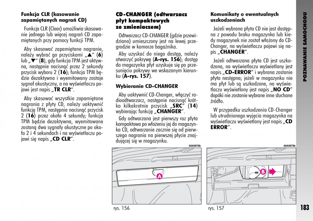 manual  Alfa Romeo GT instrukcja / page 184