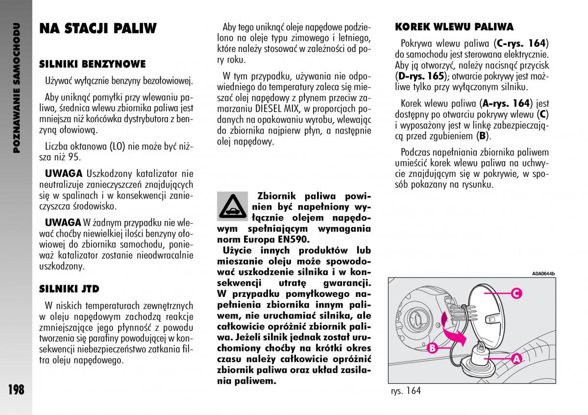 manual  Alfa Romeo GT instrukcja / page 199