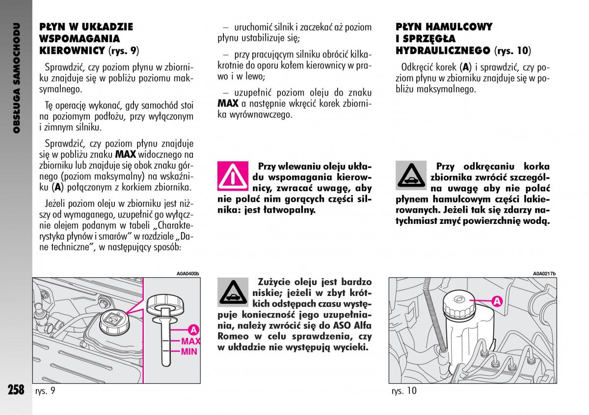 manual  Alfa Romeo GT instrukcja / page 259