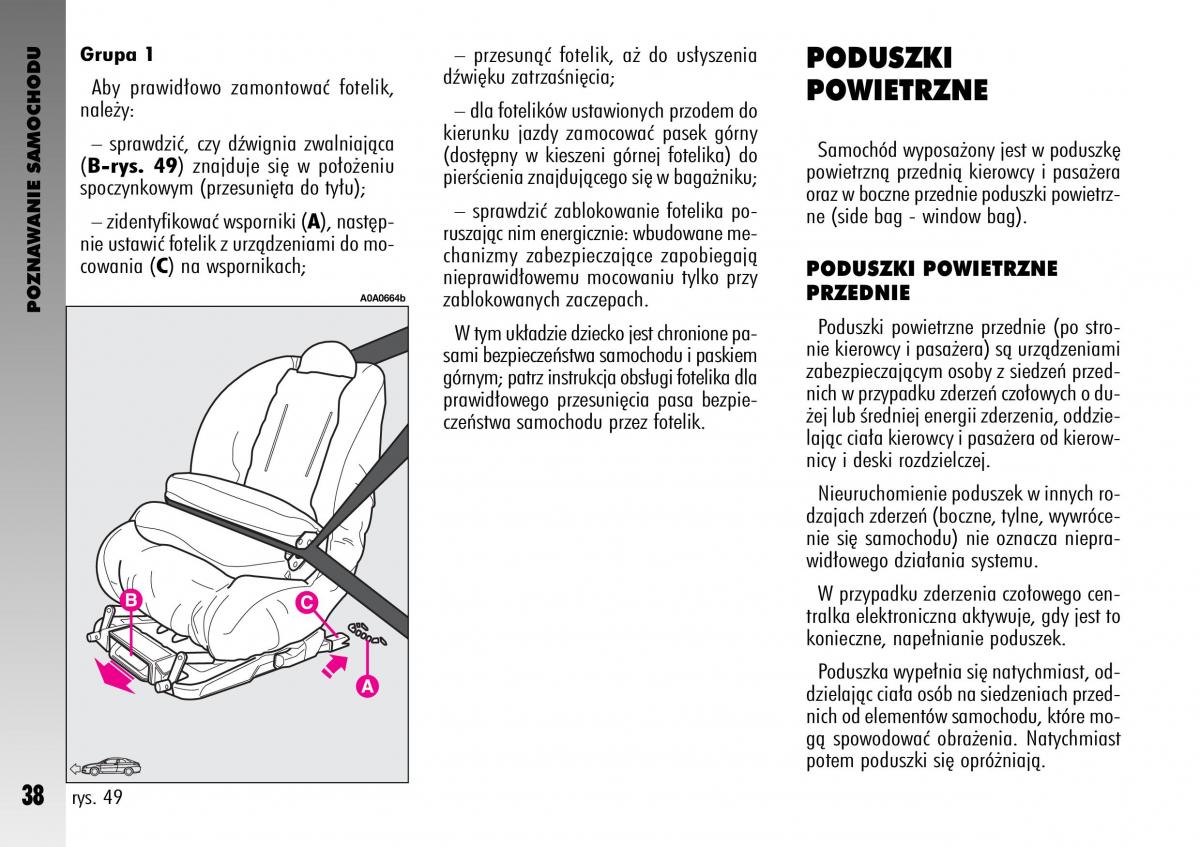 manual  Alfa Romeo GT instrukcja / page 39