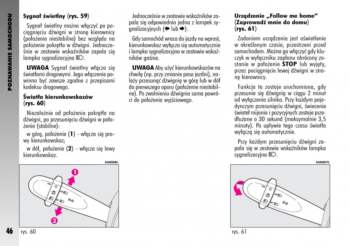 manual  Alfa Romeo GT instrukcja / page 47