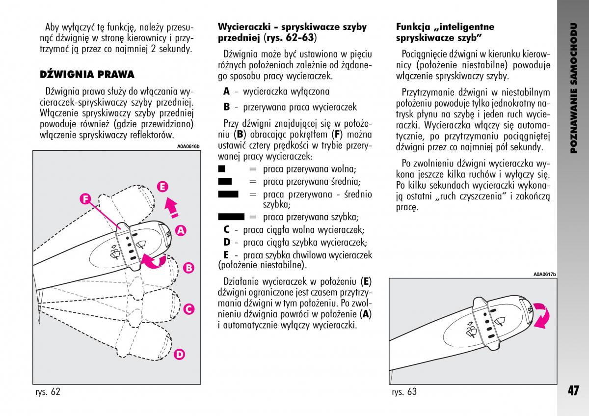 manual  Alfa Romeo GT instrukcja / page 48