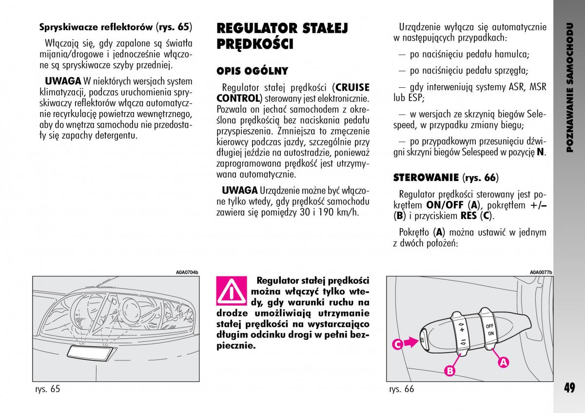 Alfa Romeo GT instrukcja obslugi / page 50