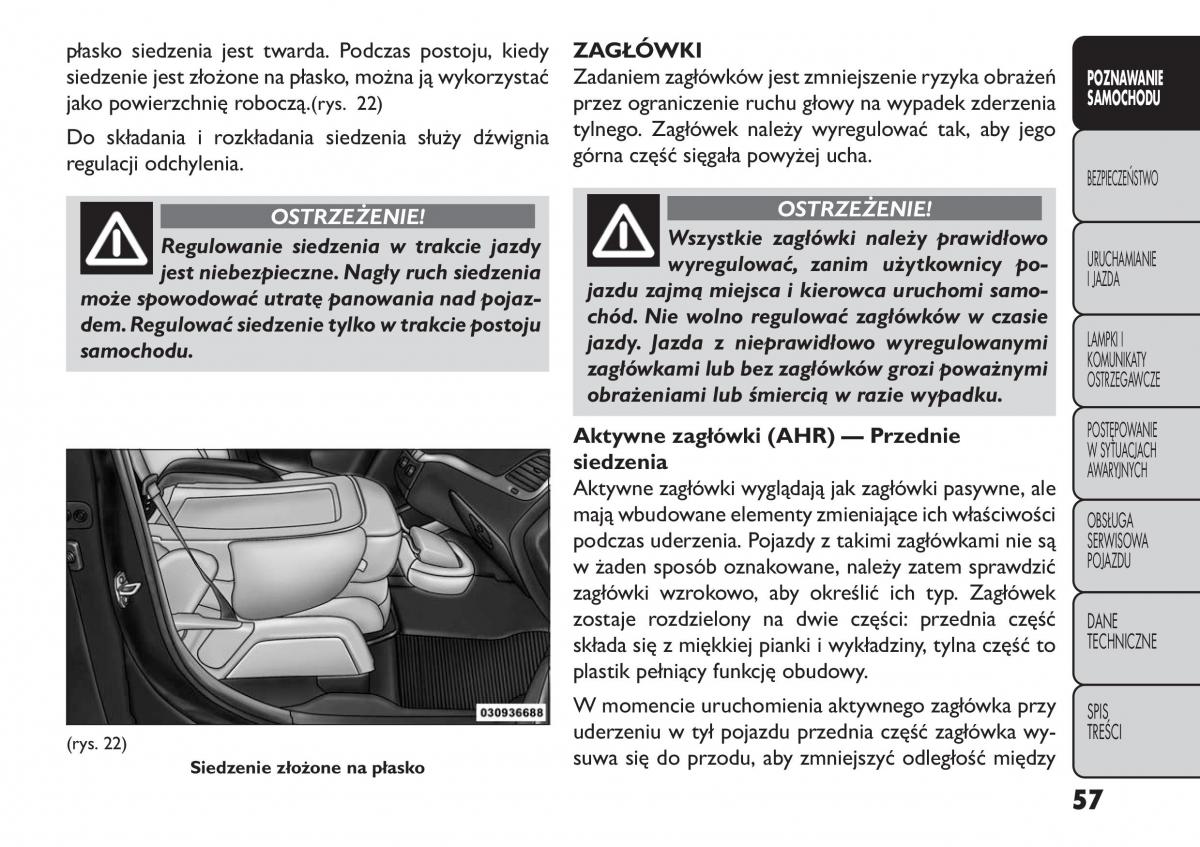 manual  Fiat Freemont instrukcja / page 63